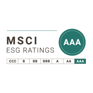 MSCI AAA rating badge