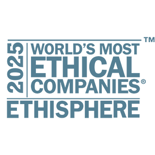Ethisphere 2025 World’s Most Ethical Companies award badge