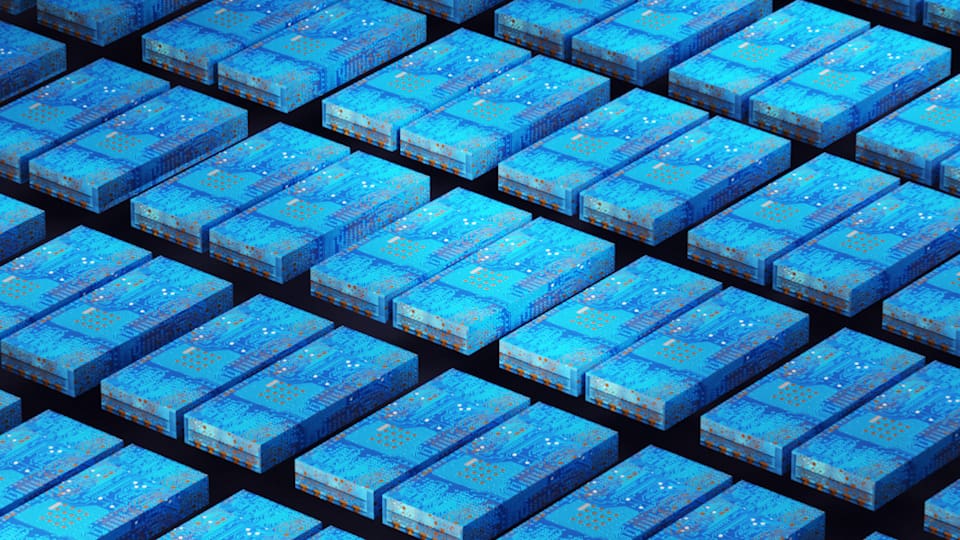 Blue advanced packaging grid