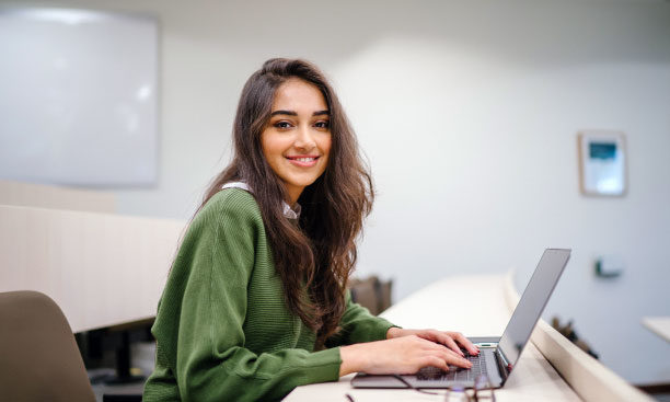 Young-women-studying-in-university